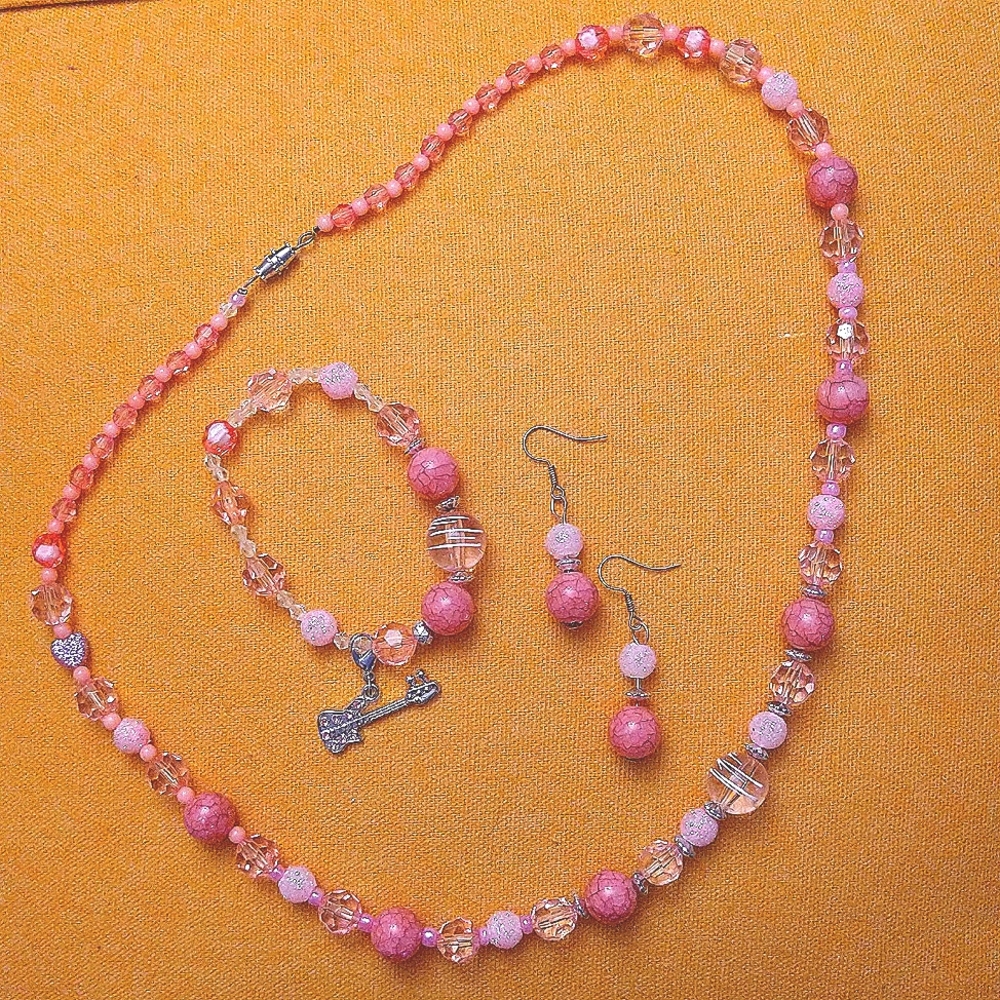 Cute jewelry girls set